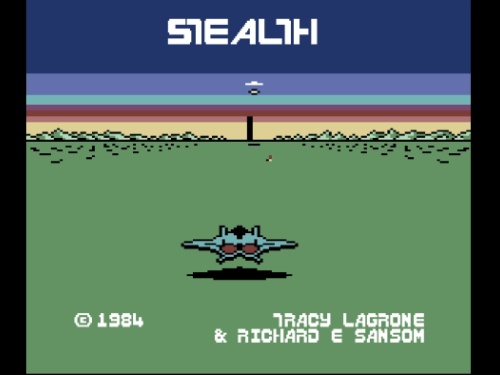 Title Screen of Stealth for Commodore 64